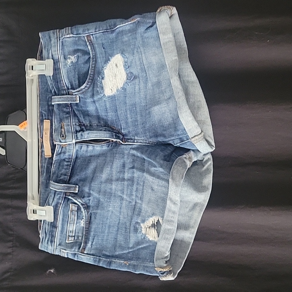 Distressed Jean Shorts